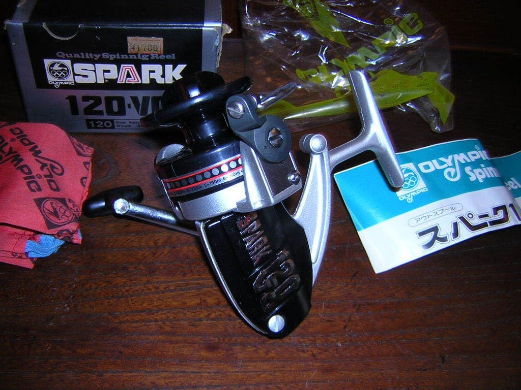 美品！ヴィンテージ　OLYMPIC スピニングリール OLYMPIC - OLYMPIC オリムピック ヴィンテージ スモール